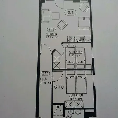 Friesenresidence, Whg. Silbermoewe Apartamento Böhl